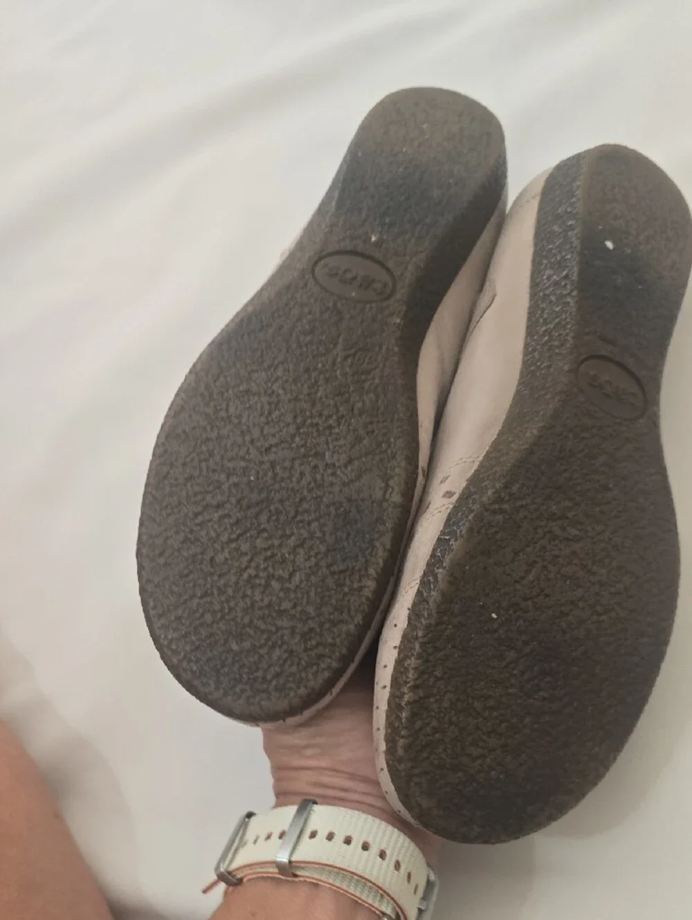 Taos Footwear Taupe Suede Mary Jane‎ Flats